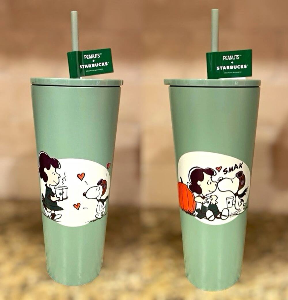 Starbucks x Peanuts The Great Pumpkin Stainless Steel Cold Cup 24 oz Snoopy Lucy